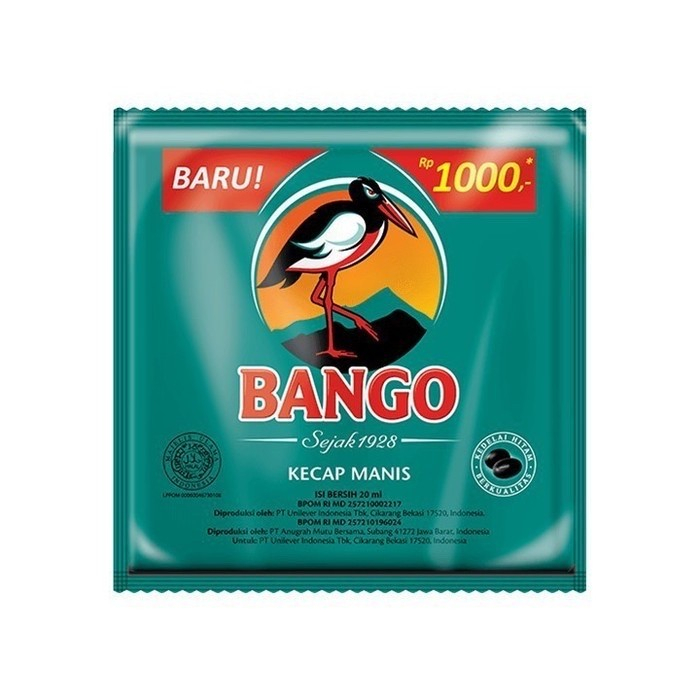 kecap manis bango sachet