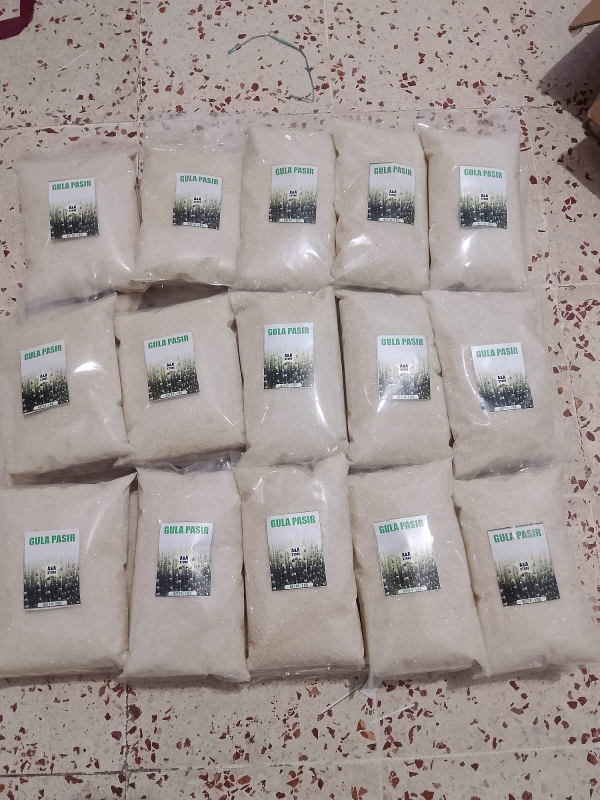 Gula kemasan A&A Store 1kg